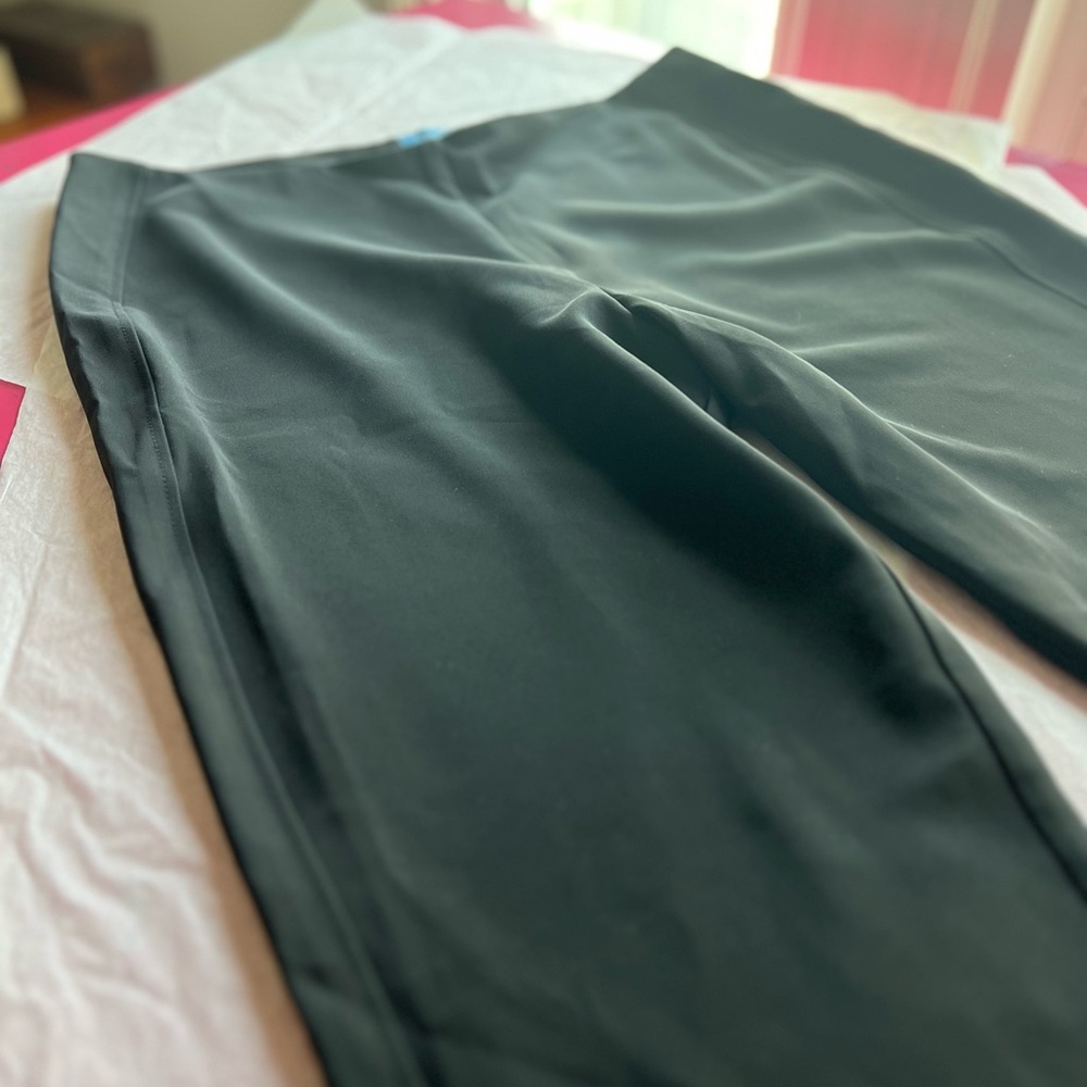 Simply Vera by Vera Wang sz 6 black dress pants ankle cropped side zip SPRING - Picture 12 of 13